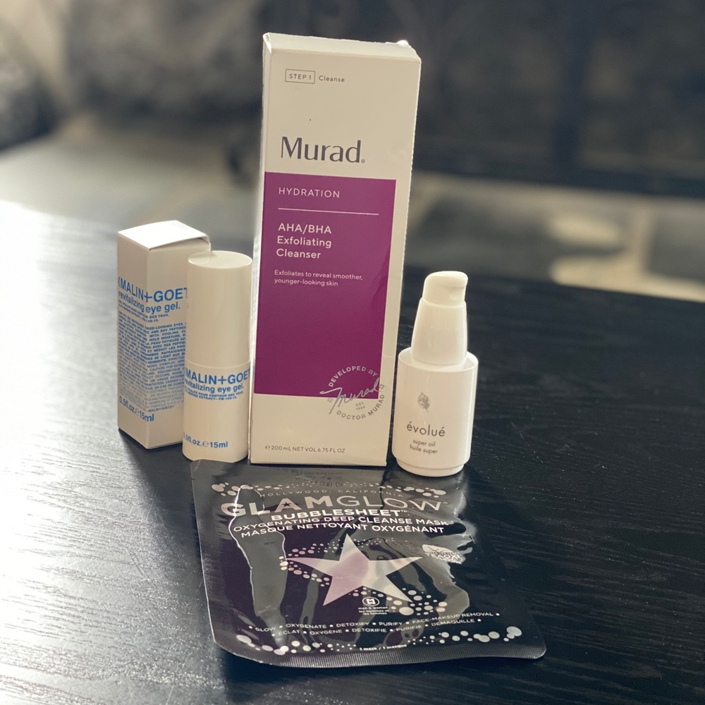 4 brand new skin care products